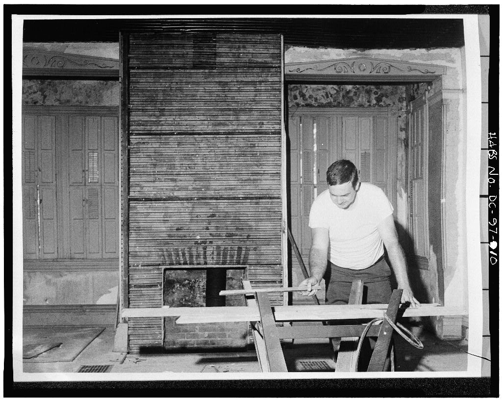interior of frederick douglass house restoration photo